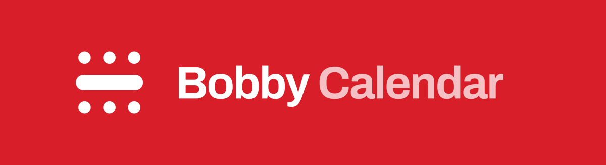 Compact horizontal lockup — Signal red background