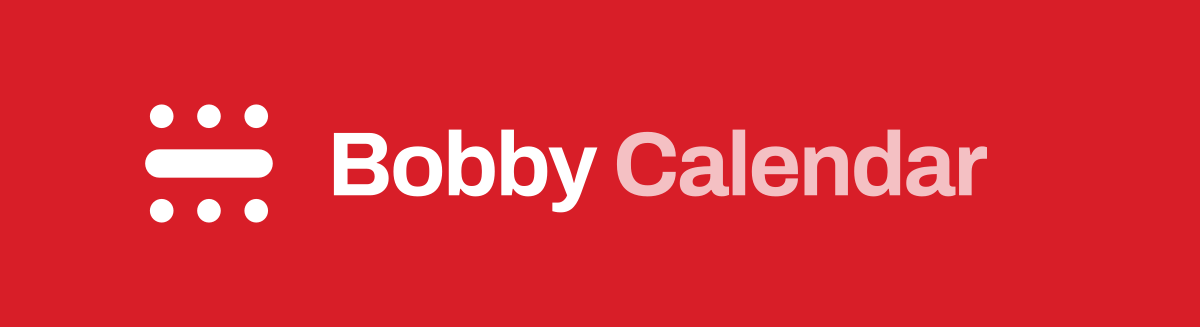 Primary horizontal lockup — Signal red background